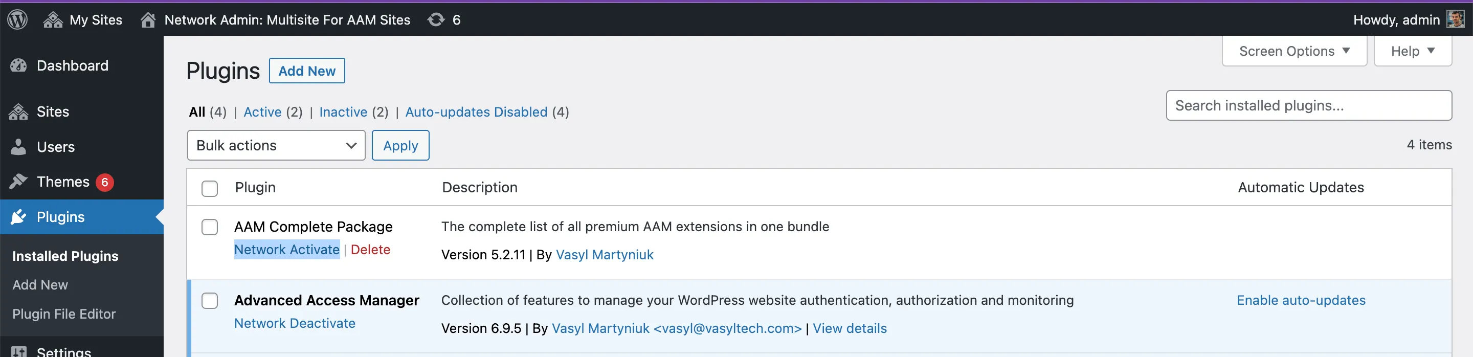 Premium Add-On Network Activation