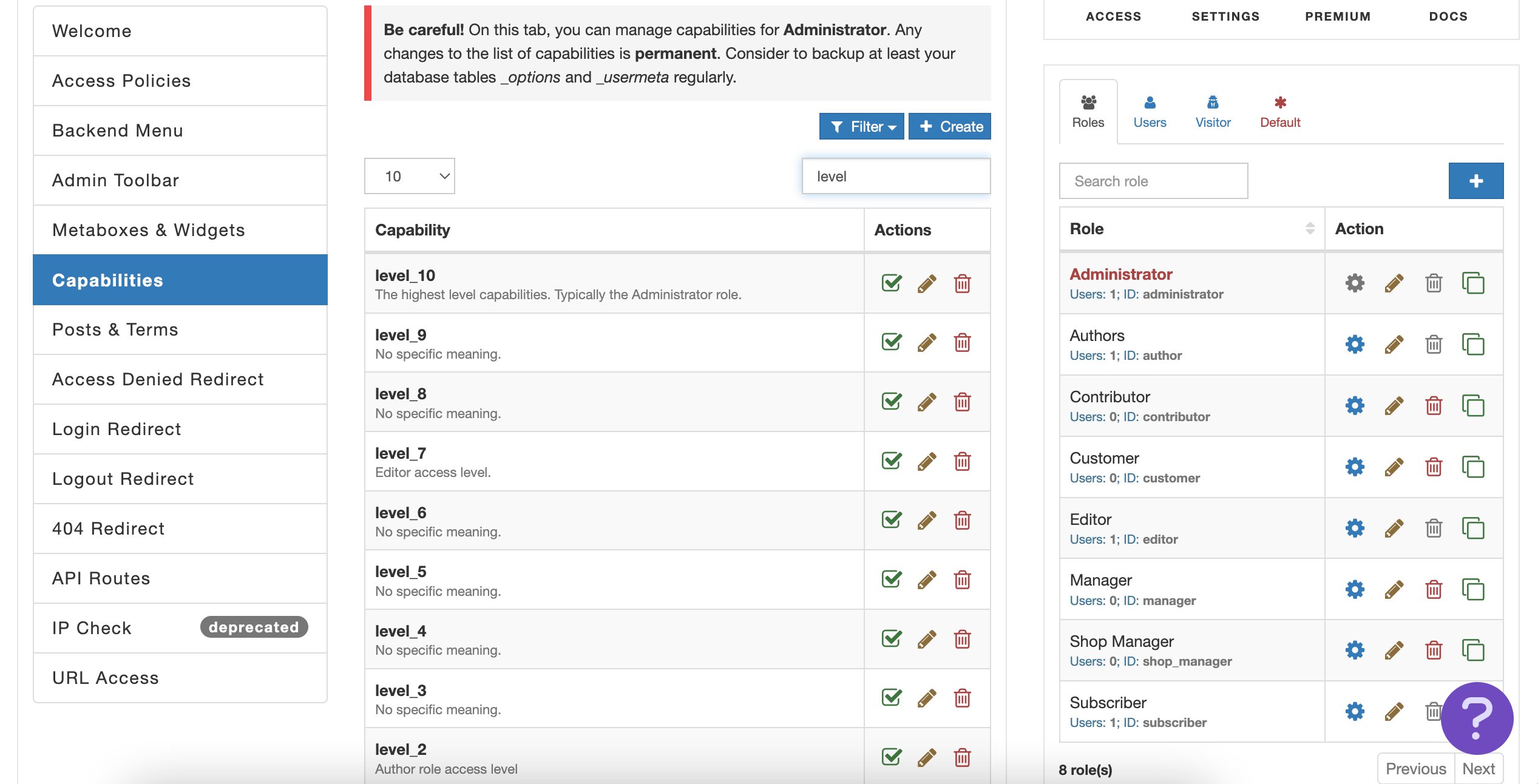 AAM Power User Capabilities